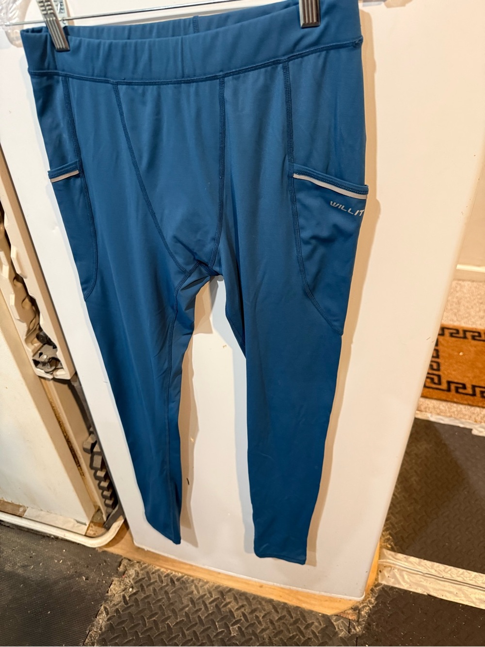 Men’s Teal Performance Running Tights